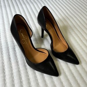 Black Texture Heels - Jessica Simpson - Size 6.5